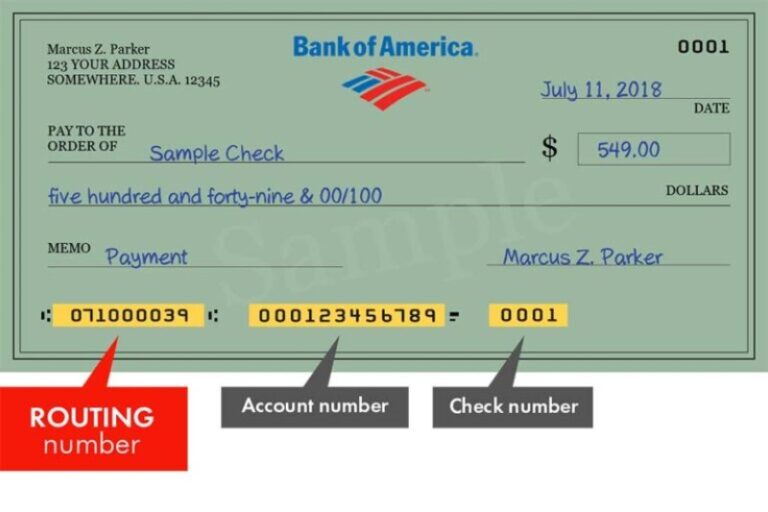 como-endosar-un-cheque-de-bank-of-america