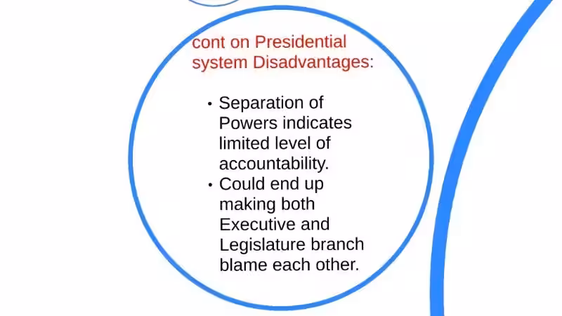 what-are-the-potential-disadvantages-of-a-presidential-system