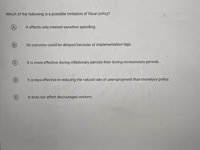 which-two-of-the-following-are-limitations-to-our-spending