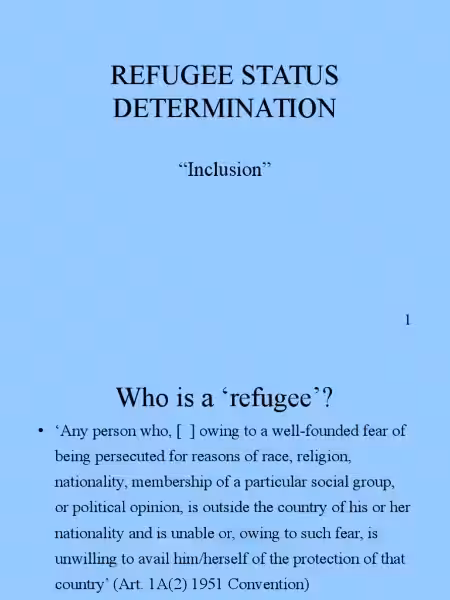 refugee-status-determination